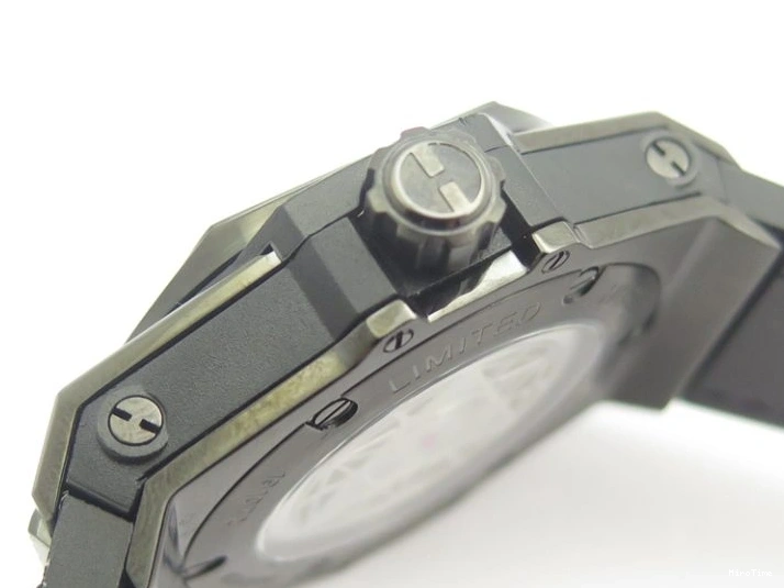 MIROTIME 0323 Mark XVIII IW327006 Titanium V7F 1:1 Best Edition Black Dial on Brown Leather Strap A Attractive 7080